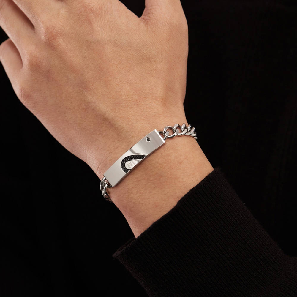MYK3427-Stainless steel classic puzzle heart couple bracelet