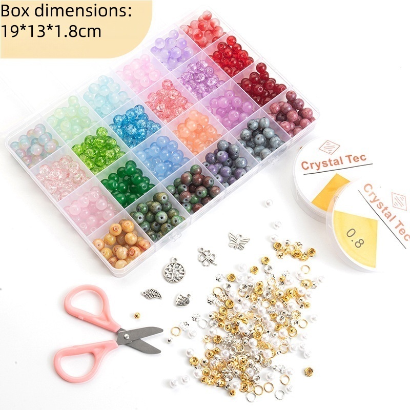 15-28 Compartment Hot-Selling Cracked Bead DIY Set