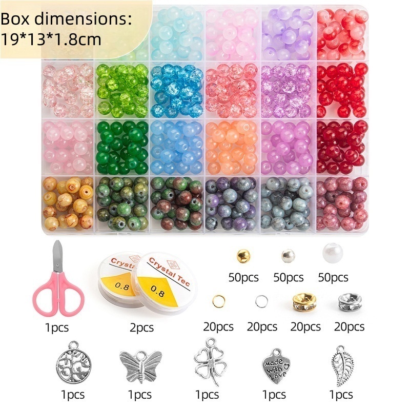 15-28 Compartment Hot-Selling Cracked Bead DIY Set