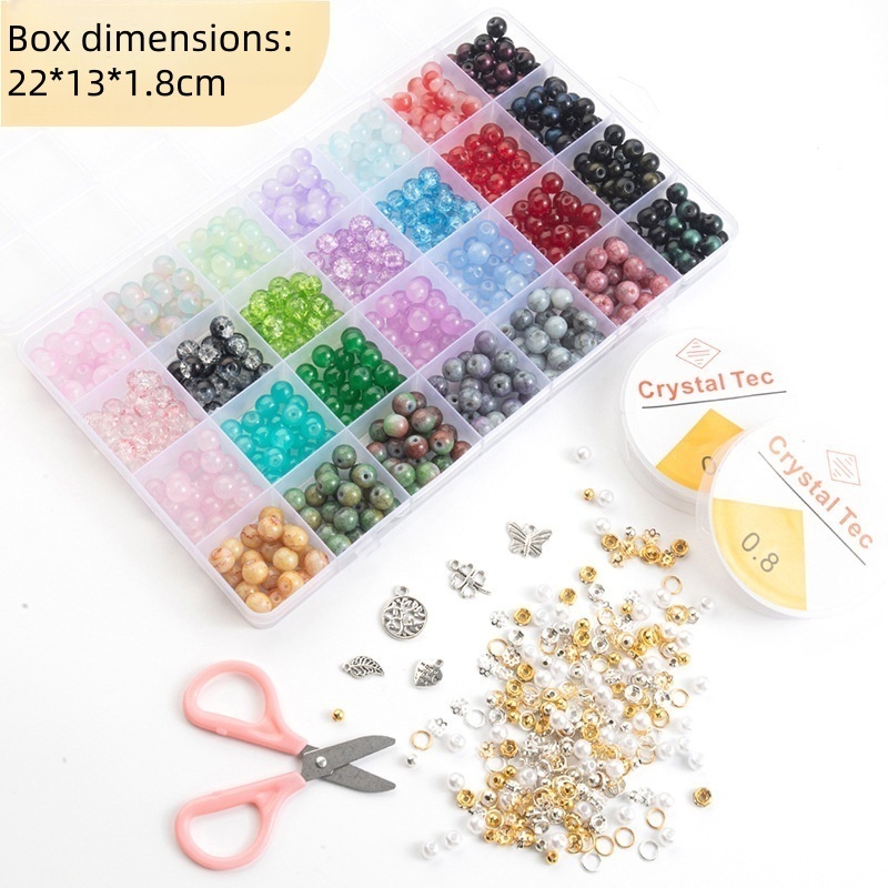 15-28 Compartment Hot-Selling Cracked Bead DIY Set