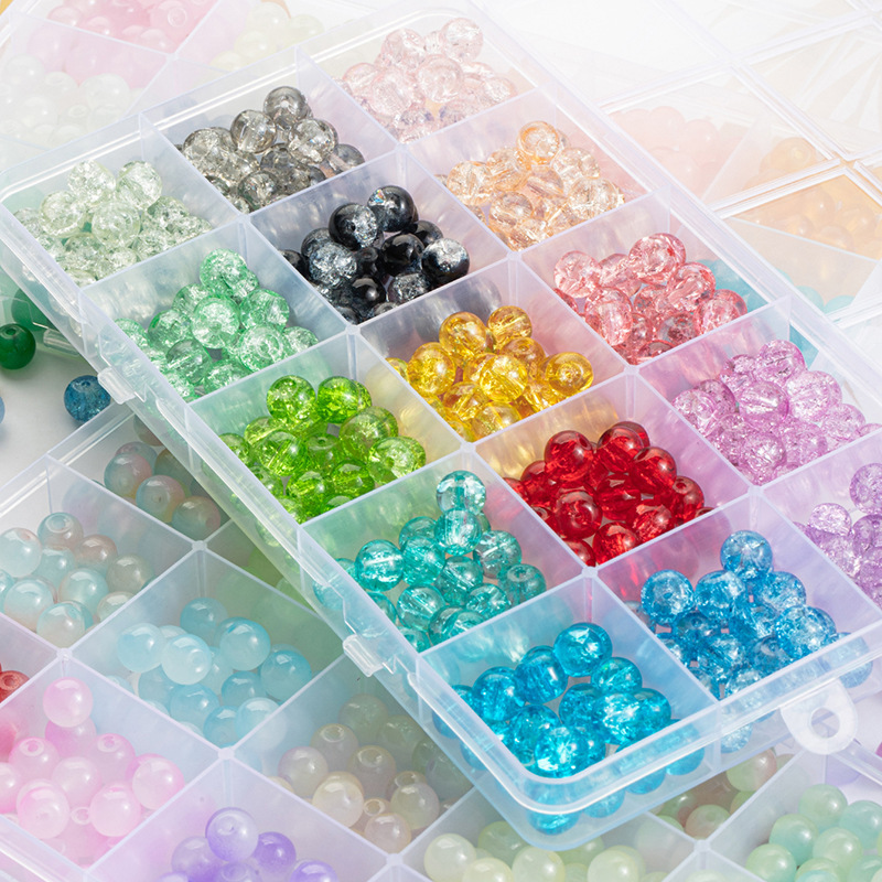 15-28 Compartment Hot-Selling Cracked Bead DIY Set