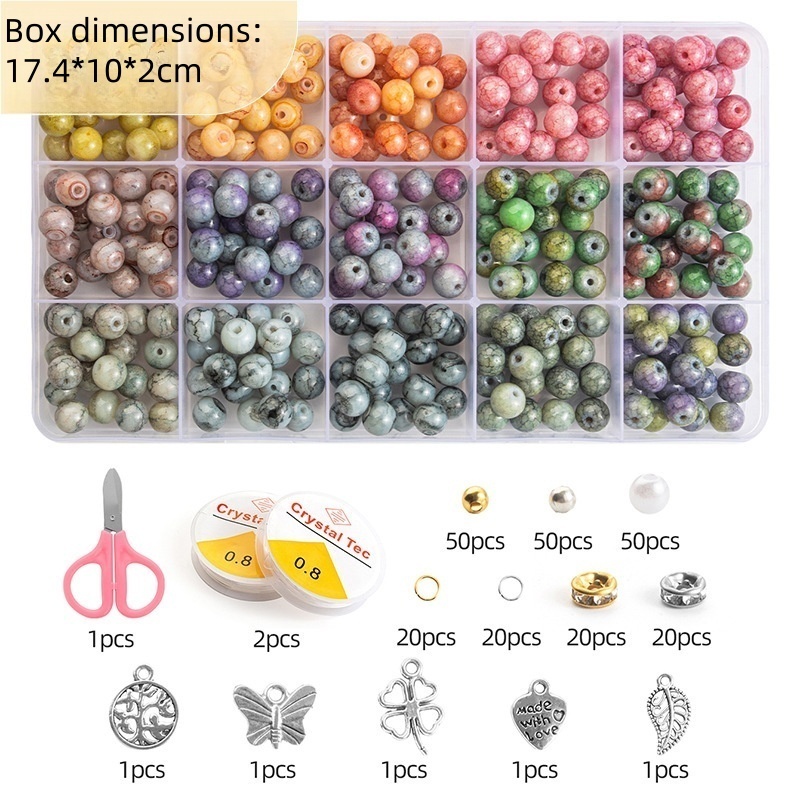 15-28 Compartment Hot-Selling Cracked Bead DIY Set