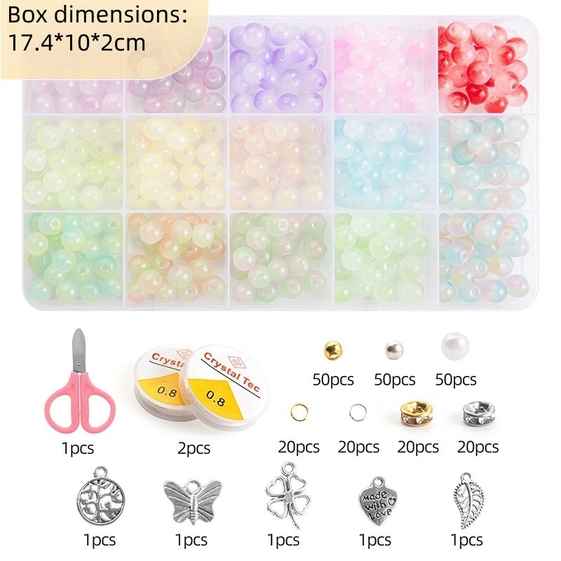 15-28 Compartment Hot-Selling Cracked Bead DIY Set