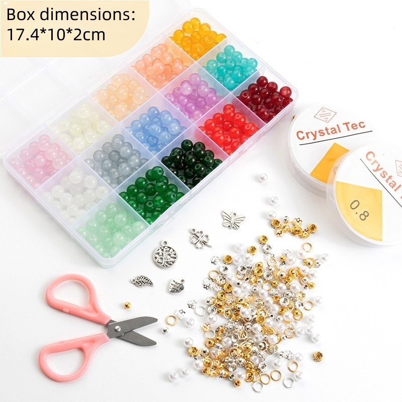 15-28 Compartment Hot-Selling Cracked Bead DIY Set