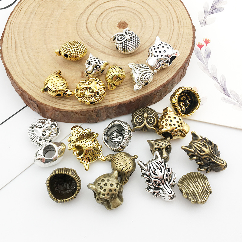MYK3479-100 pieces/bag of DIY jewelry accessories, large-hole spaced loose beads for lucky draw