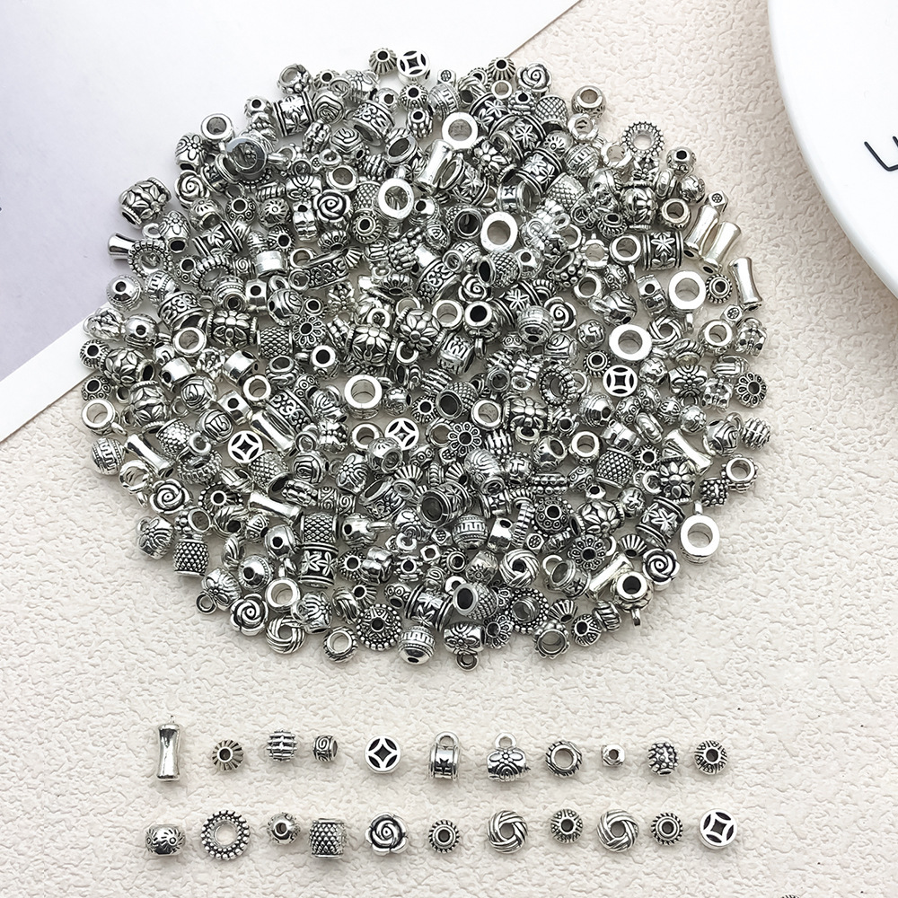 MYK3578-Mixed 26 Tibetan silver jewelry accessories spacer beads