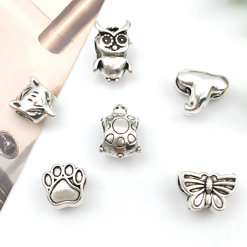 MYK3597-100 pieces/bag DIY handmade antique silver and Tibetan silver jewelry accessories