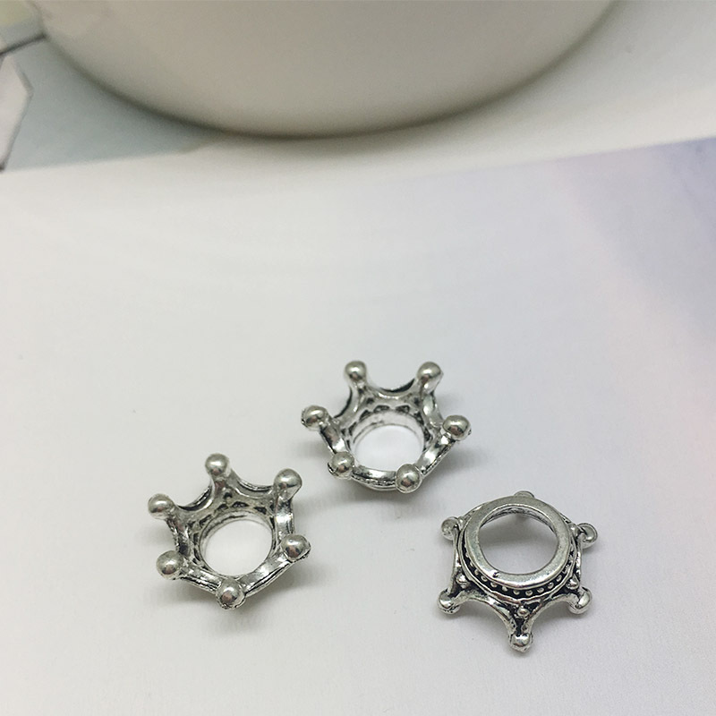 MYK3628-100 pieces/bag of 3D mini crown alloy DIY jewelry accessories