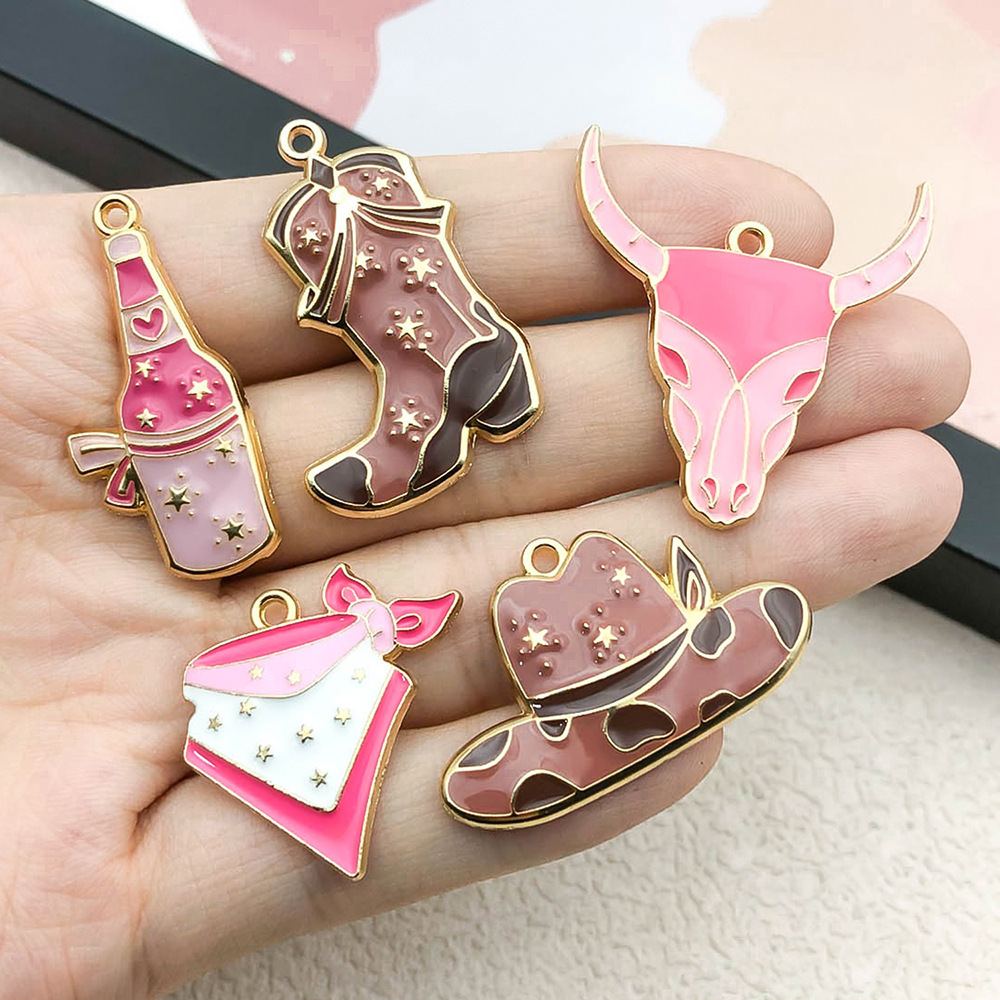 MYK3625-Mixed 20 pieces/bag Western cowboy dripping alloy DIY jewelry accessories