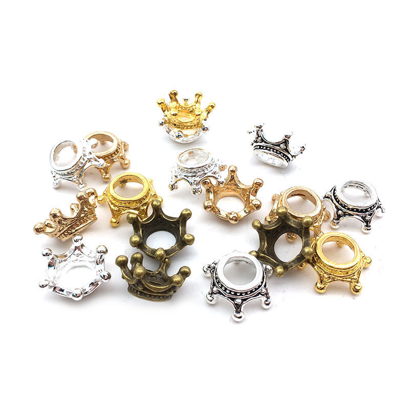 MYK3628-100 pieces/bag of 3D mini crown alloy DIY jewelry accessories
