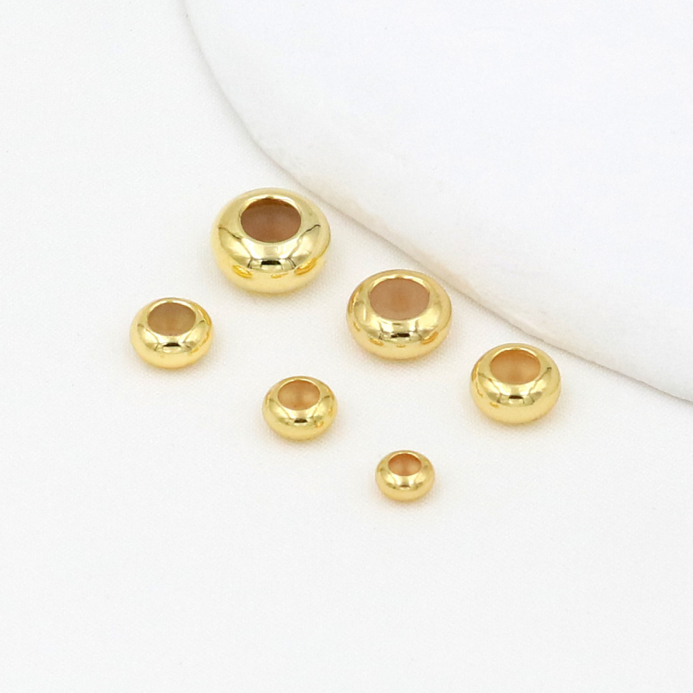 MYK3672-100 pieces/bag of 18K positioning glue beads DIY accessories