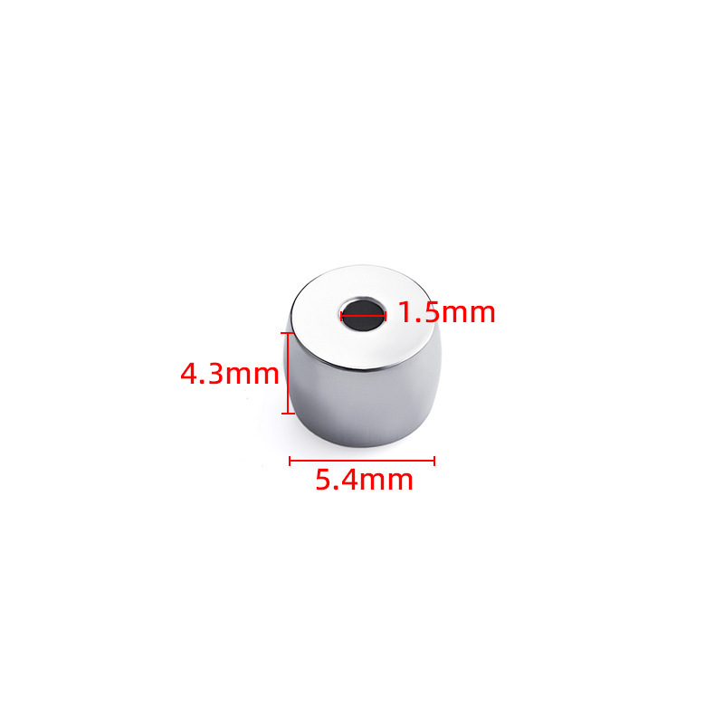 MYK3658-100 pieces/bag of flat oval thickened stainless steel DIY spacer beads