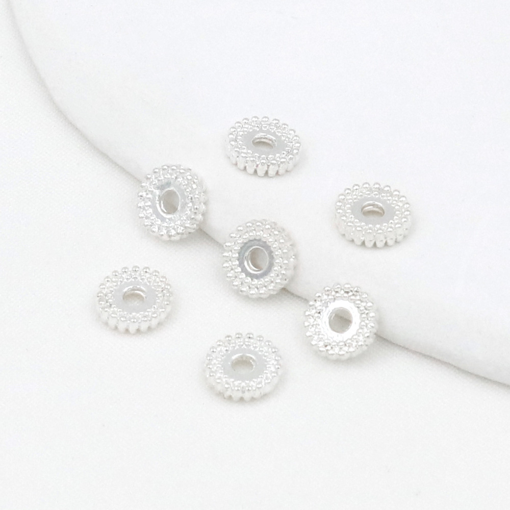 MYK3721-100 pieces/bag 18K gear spacer bead bracelet necklace accessory