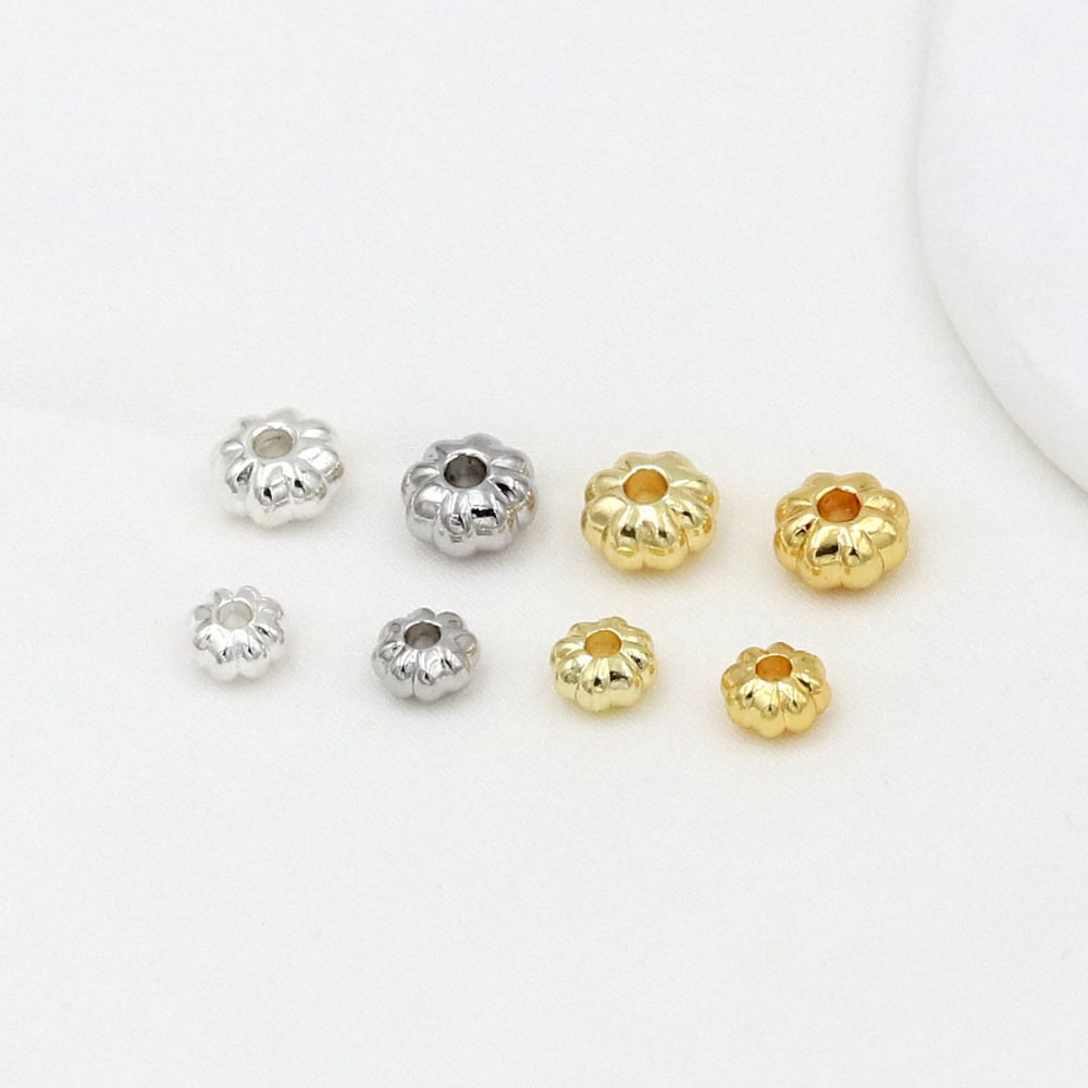 MYK3774-100 pieces/bag of 18K spacer bead DIY bracelet accessories