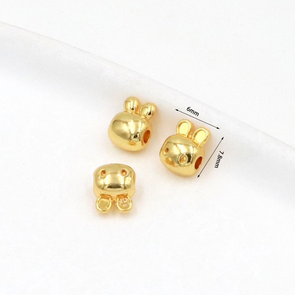 MYK3774-100 pieces/bag of 18K spacer bead DIY bracelet accessories