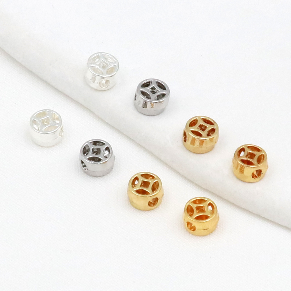 MYK3774-100 pieces/bag of 18K spacer bead DIY bracelet accessories