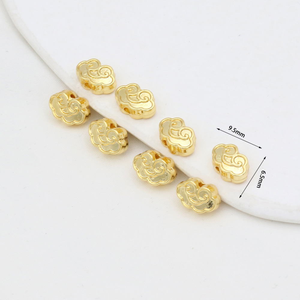 MYK3774-100 pieces/bag of 18K spacer bead DIY bracelet accessories