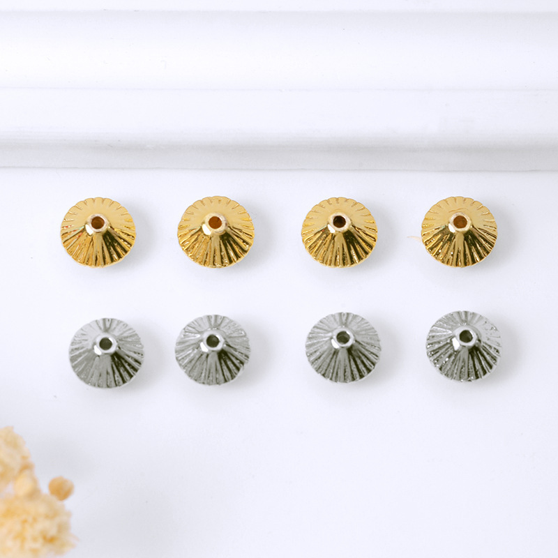 MYK3774-100 pieces/bag of 18K spacer bead DIY bracelet accessories