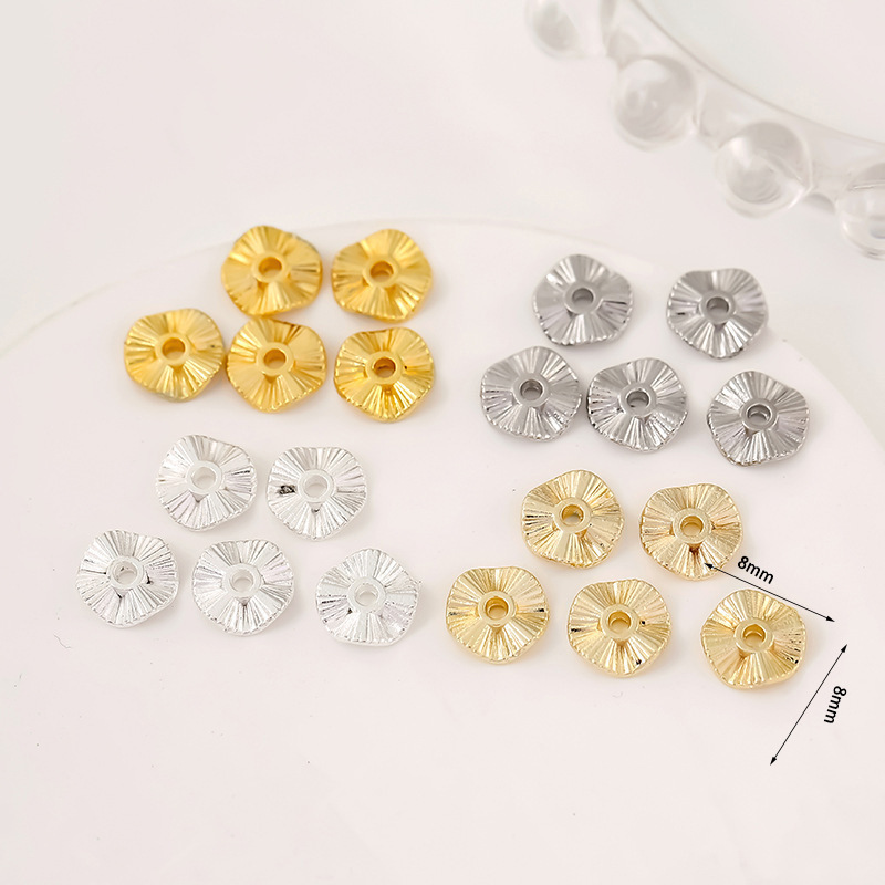 MYK3774-100 pieces/bag of 18K spacer bead DIY bracelet accessories