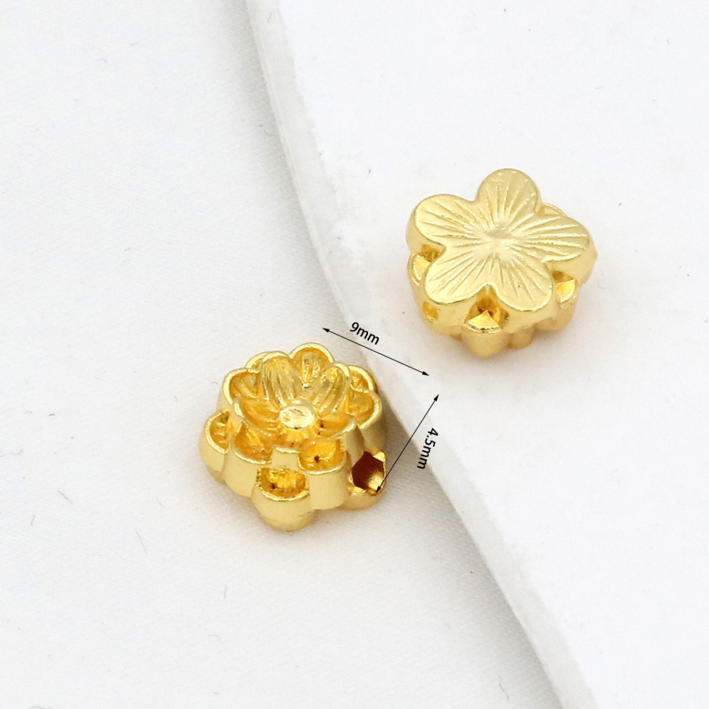 MYK3774-100 pieces/bag of 18K spacer bead DIY bracelet accessories