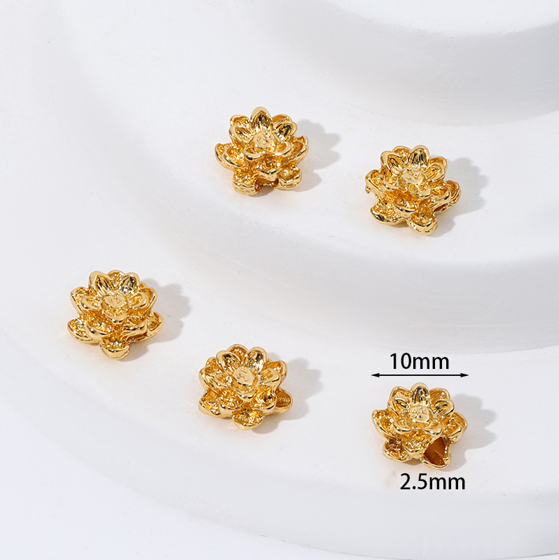 MYK3774-100 pieces/bag of 18K spacer bead DIY bracelet accessories