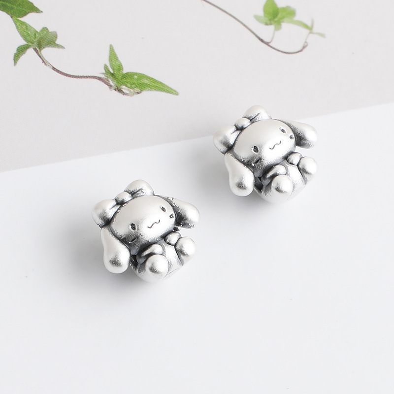 S999 Sterling Silver Spacer Beads for Dogs and Puppies - DIY Accessories