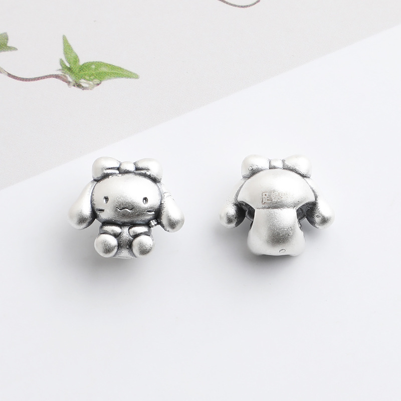 S999 Sterling Silver Spacer Beads for Dogs and Puppies - DIY Accessories