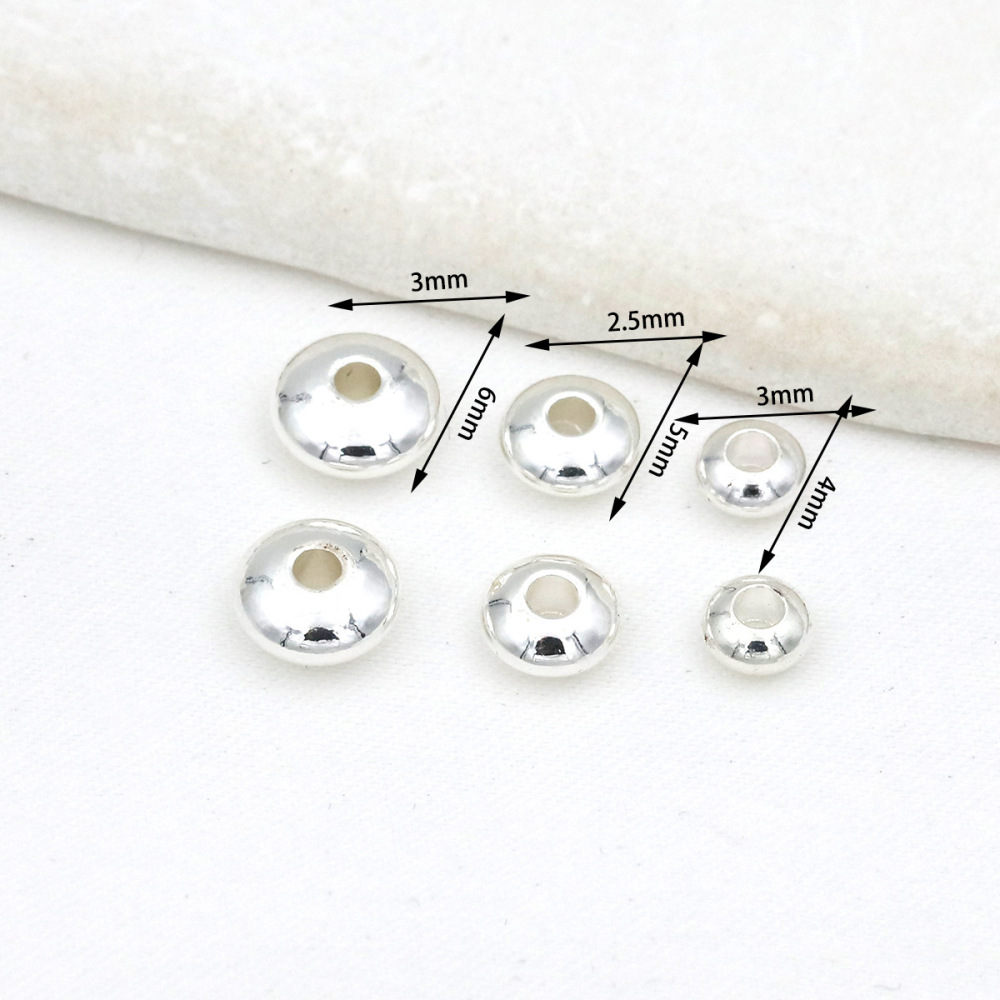 MYK3785-100 pieces/bag of 18K smooth UFO spacer beads