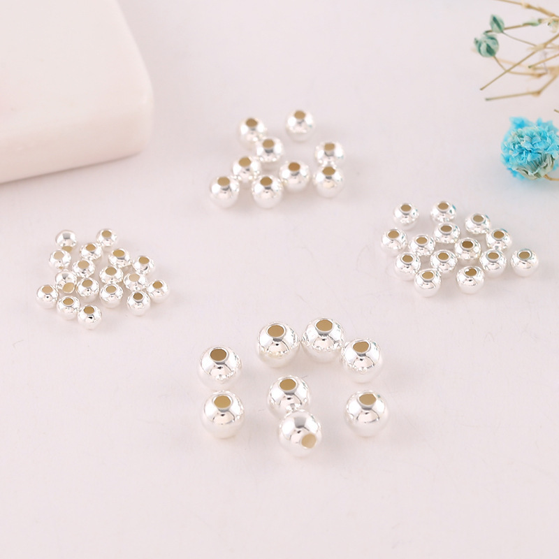 MYK3825-100 pieces/bag of 18K gold small gold beads/round spacers