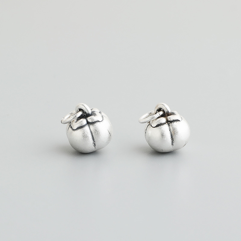 S999 Sterling Silver Persimmon Pendant - DIY Accessories
