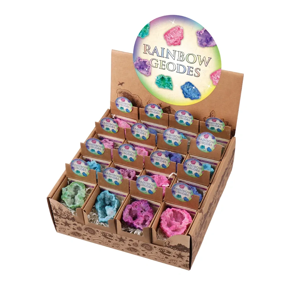MYK4177-Custom Rainbow Geodes