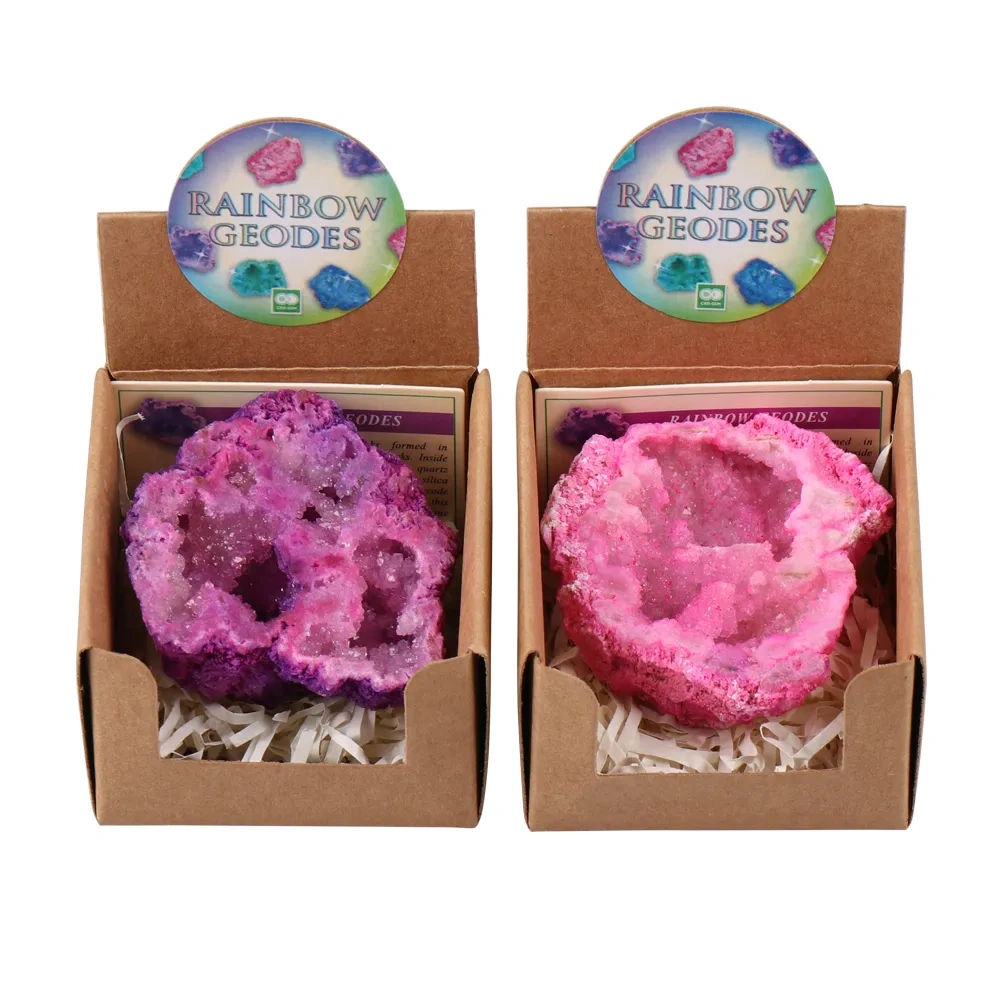 MYK4177-Custom Rainbow Geodes