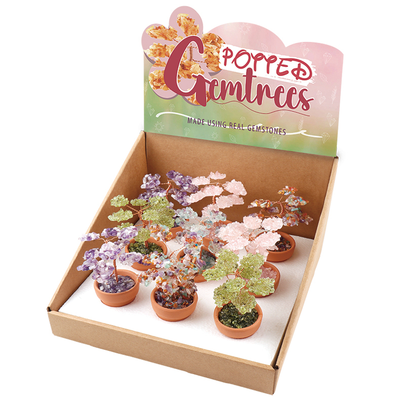 MYK4186-Custom Potted Gemstone Trees