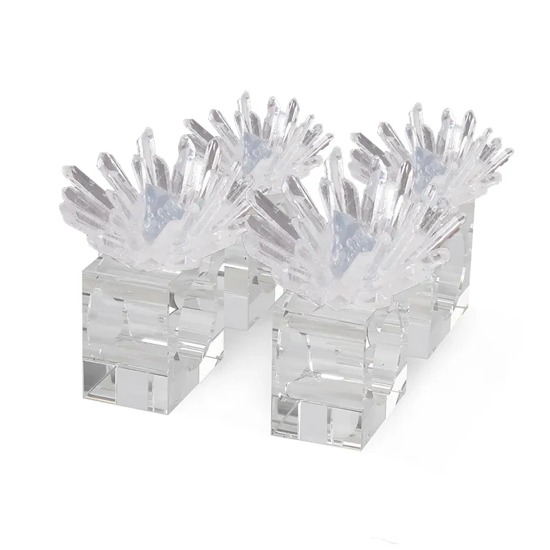 MYK4280-Custom Napkin Ring - Crystal Flower