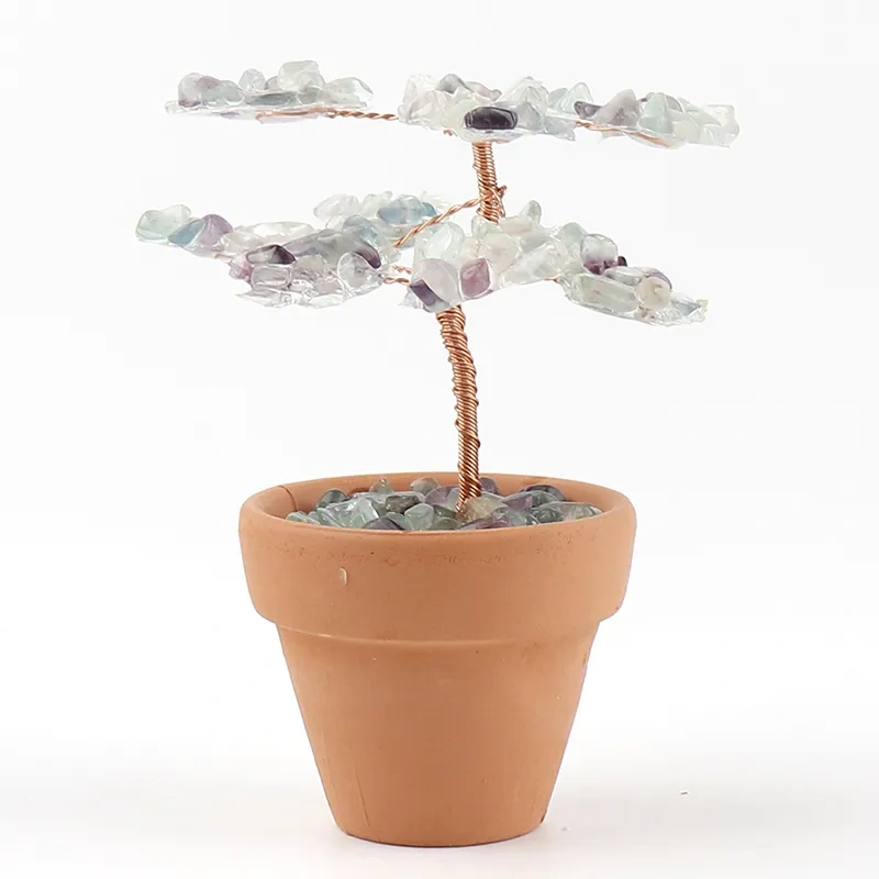 MYK4186-Custom Potted Gemstone Trees