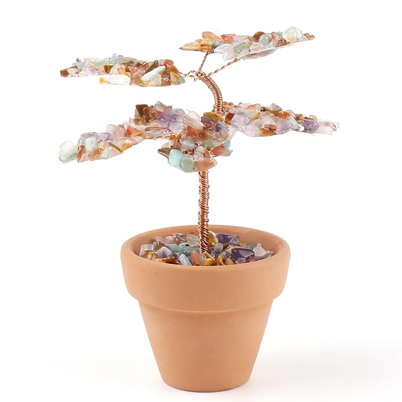 MYK4186-Custom Potted Gemstone Trees
