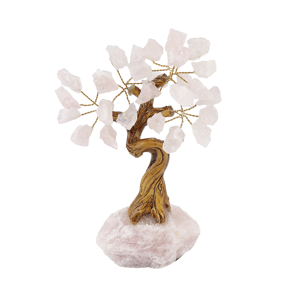 MYK4276-Custom Rose Quartz Gem Tree