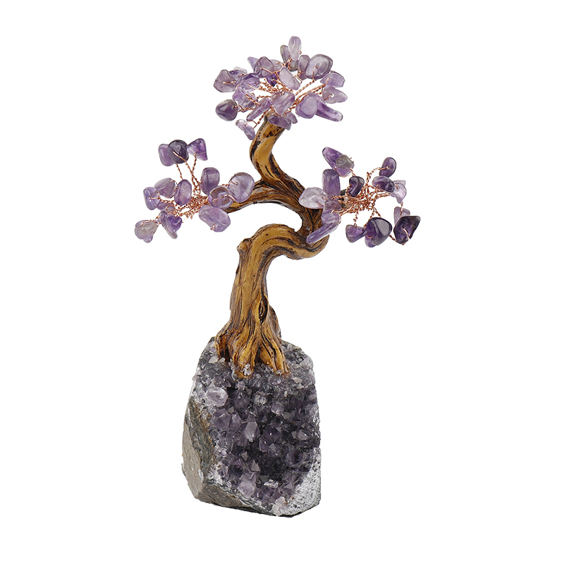MYK4272-Custom Amethyst tumble gem tree