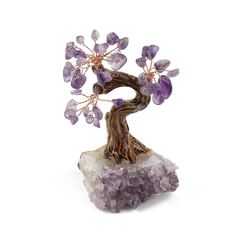 MYK4272-Custom Amethyst tumble gem tree