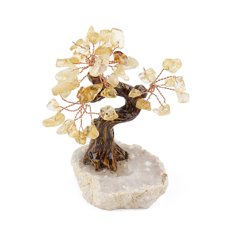 MYK4271-Custom Citrine tumble gem tree