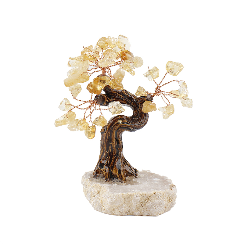 MYK4271-Custom Citrine tumble gem tree