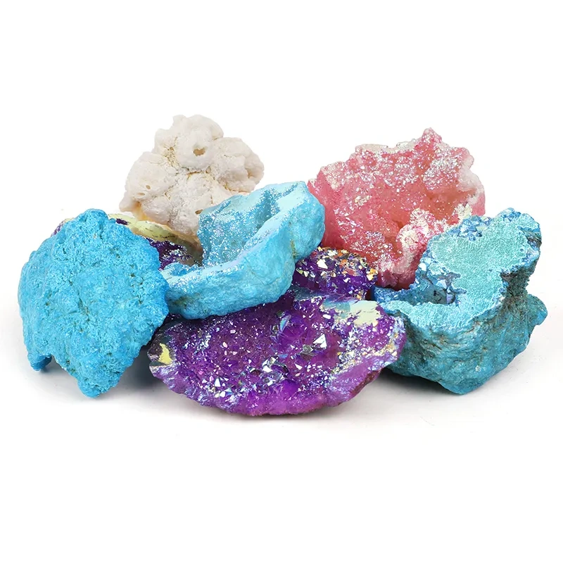 MYK4185-Custom Aura Quartz Geodes