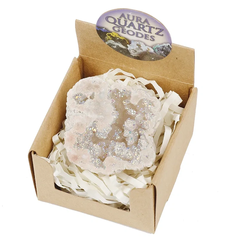 MYK4184-Custom Aura Quartz Geodes