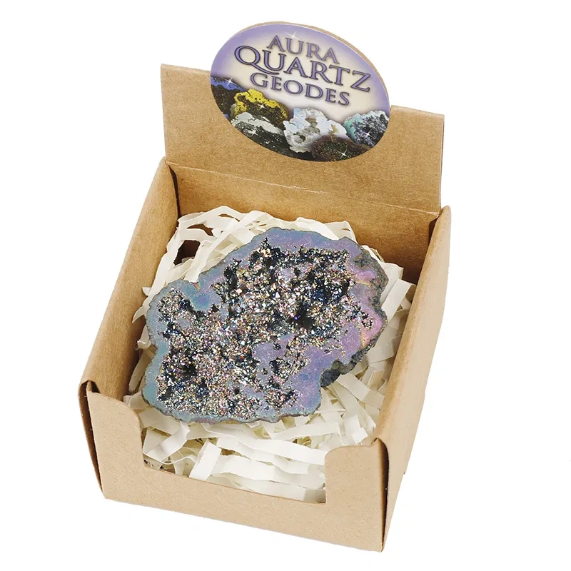 MYK4184-Custom Aura Quartz Geodes