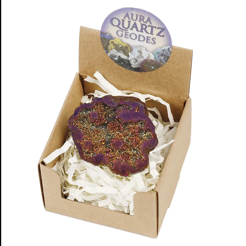 MYK4184-Custom Aura Quartz Geodes