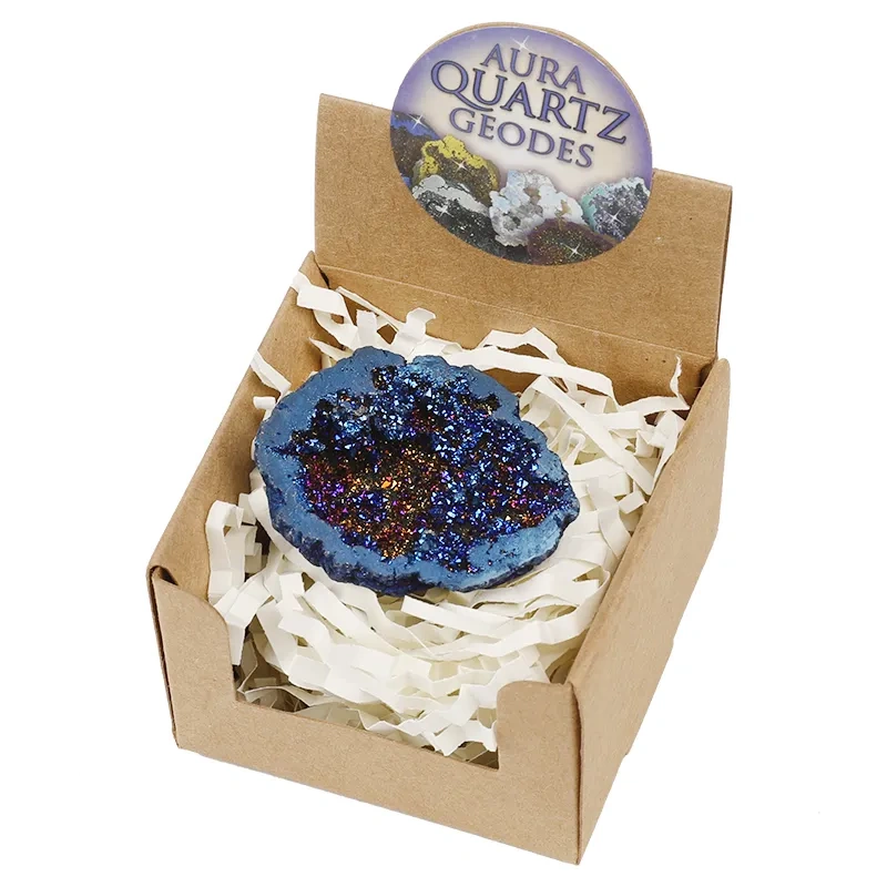 MYK4184-Custom Aura Quartz Geodes
