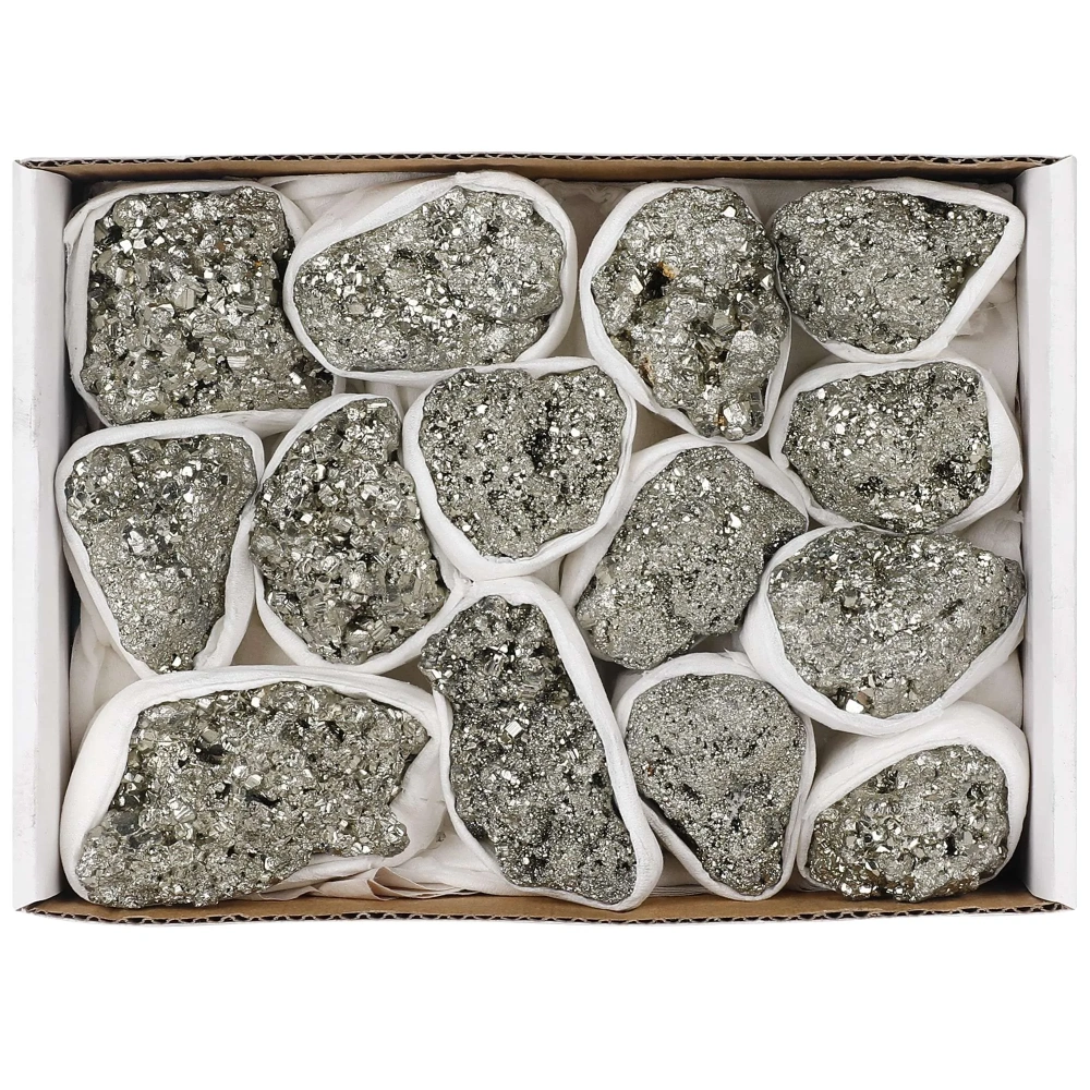 MYK4252- CustomWholesale Boxed Pyrite Rough