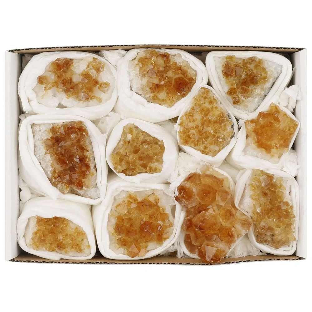 MYK4251-Custom madeWholesale Boxed Citrine Cluste