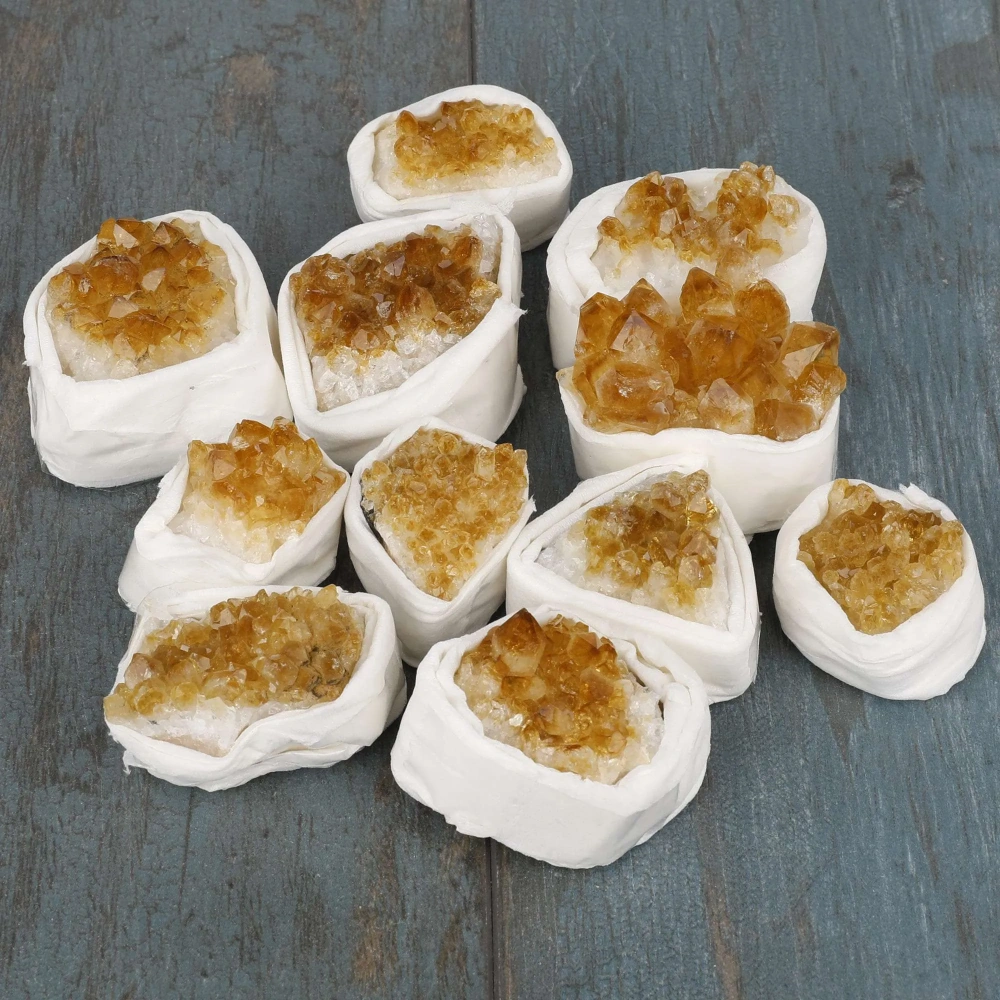 MYK4251-Custom madeWholesale Boxed Citrine Cluste