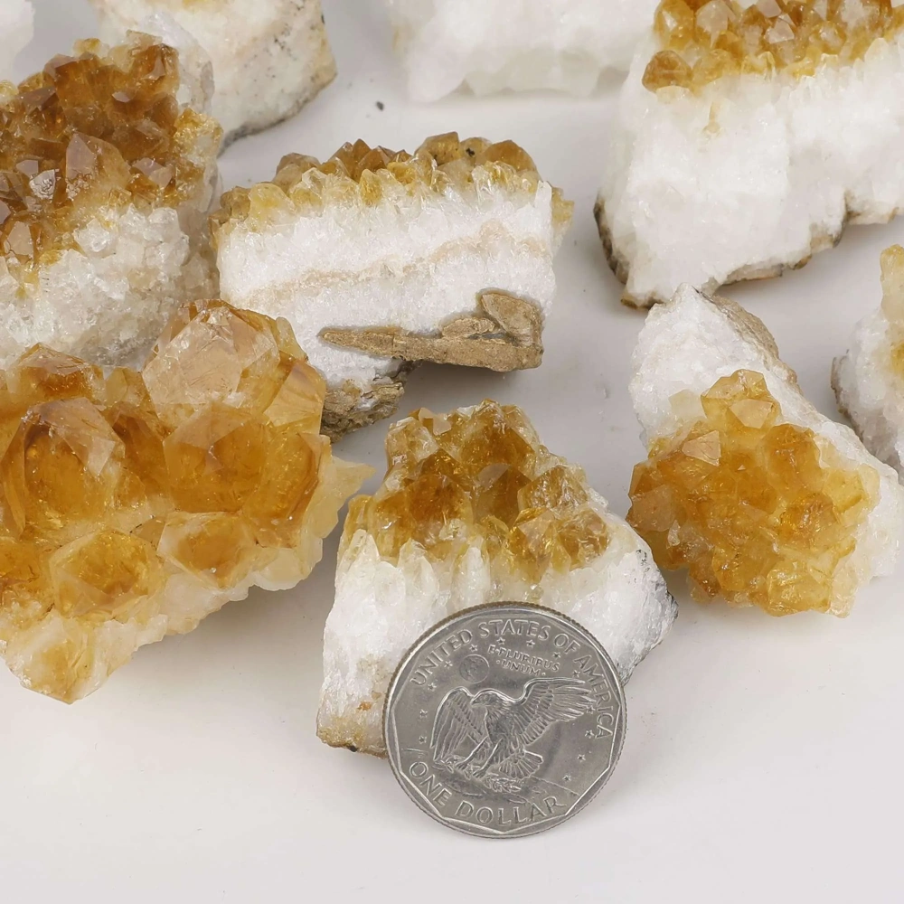 MYK4251-Custom madeWholesale Boxed Citrine Cluste